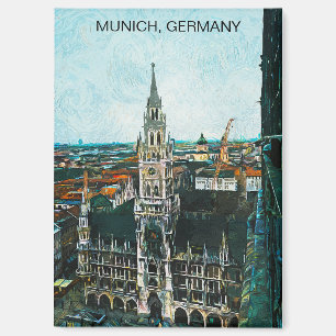 Bunte Münchner Ölfarbe Magnet
