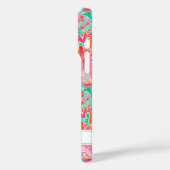 Bunte Muscheln Monogramm Case-Mate iPhone Hülle (Rückseite / Links)