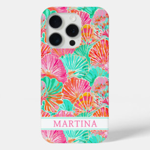 Bunte Muscheln Monogramm Case-Mate iPhone Hülle