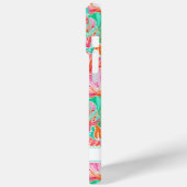 Bunte Muscheln Monogrammiert  Case-Mate iPhone Hülle (Rückseite / Links)