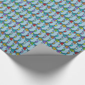 bunte Musik_notes Geschenkpapier (Ecke)