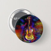 bunte Musikgitarre Button (Vorne & Hinten)