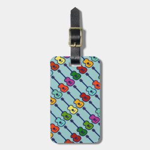 bunte Musikinstrumente Gepäckanhänger