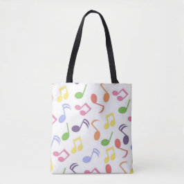 bunte Musiknote Musiker Tasche