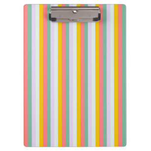 Bunte Muster-Design-Schreibunterlage Klemmbrett