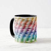 Bunte Muster-Kaffee-Tasse Tasse (Vorderseite Links)