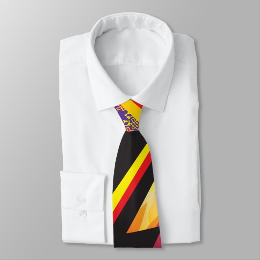 Bunte Muster-Krawatte "Blitz Gordon " Krawatte (Gebunden)