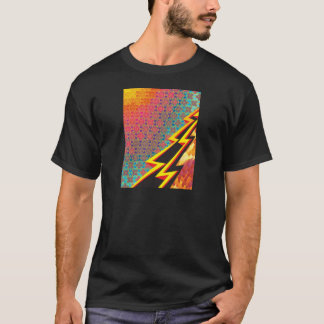 Bunte Muster-Schaffung "Blitz Gordon " T-Shirt