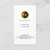 Bunte nahrhafte Superfrucht-persönlicher Trainer Visitenkarte (Rückseite)