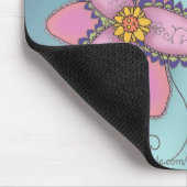 Bunte Narzissen Mousepad (Ecke)