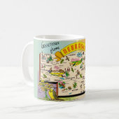 Bunte Nebraska-Karte Kaffeetasse (Vorderseite Links)