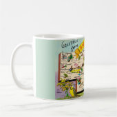 Bunte Nebraska-Karte Kaffeetasse (Links)