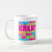 Bunte Neurologie Kaffeetasse (Links)