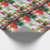 Bunte Nussknacker Geschenkpapier (Ecke)