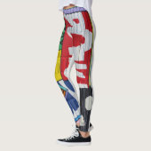 BUNTE NYC GRAFFITI-KRIEGSGEFANGEN-LEGGINGS LEGGINGS (Links)