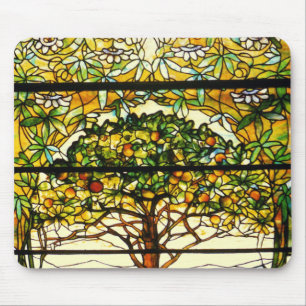Bunte Obstbaum von Louis Tiffany Mousepad