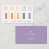 Bunte Öl-Flaschen Visitenkarte (Vorne/Hinten)