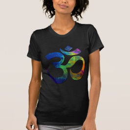 Bunte OM-Yoga-Symbole T-Shirt