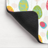 Bunte Oster-Eier-Muster Mousepad (Ecke)