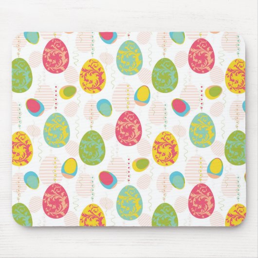 Bunte Oster-Eier-Muster Mousepad (Vorne)