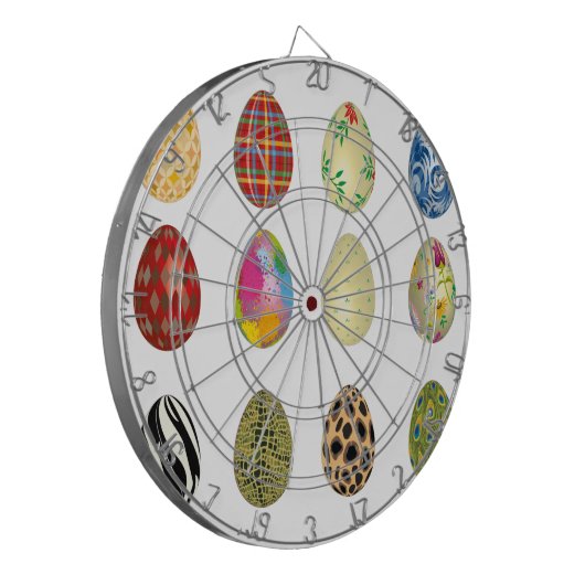 bunte Ostereier Dartscheibe (Vorderseite Links)