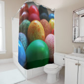 Bunte Ostereier Duschvorhang (Beispiel)