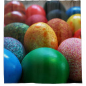 Bunte Ostereier Duschvorhang (Vorderseite)