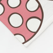 Bunte Ostereier Fleecedecke (Ecke)