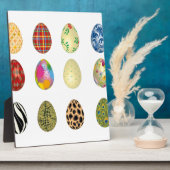 bunte Ostereier Fotoplatte (Seite)