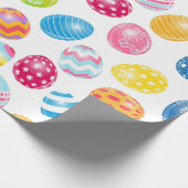 Bunte Ostereier Geschenkpapier (Ecke)