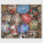 Bunte Ostereier Geschenkpapier (Flach)