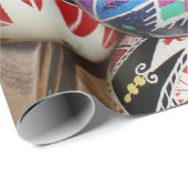 Bunte Ostereier Geschenkpapier (Rolleneckpunkt)