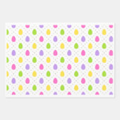 Bunte Ostereier Geschenkpapier Set (Vorderseite 2)