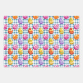 Bunte Ostereier Geschenkpapier Set (Vorderseite)