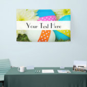 Bunte Ostereier, glückliche Ostern, Urlaub Banner (Messeveranstaltung)