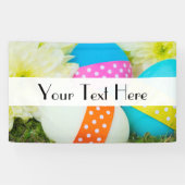 Bunte Ostereier, glückliche Ostern, Urlaub Banner (Horizontal)
