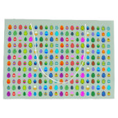 Bunte Ostereier Große Geschenktüte (Rückseite)