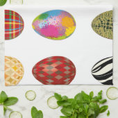 bunte Ostereier Handtuch (Gefaltet)