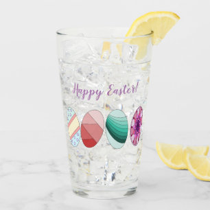 Bunte Ostereier "Happy Oaster" Glas