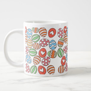 Bunte Ostereier Jumbo-Tasse