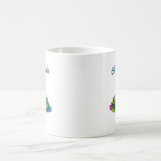 Bunte Ostereier Kaffeetasse (Mittel)