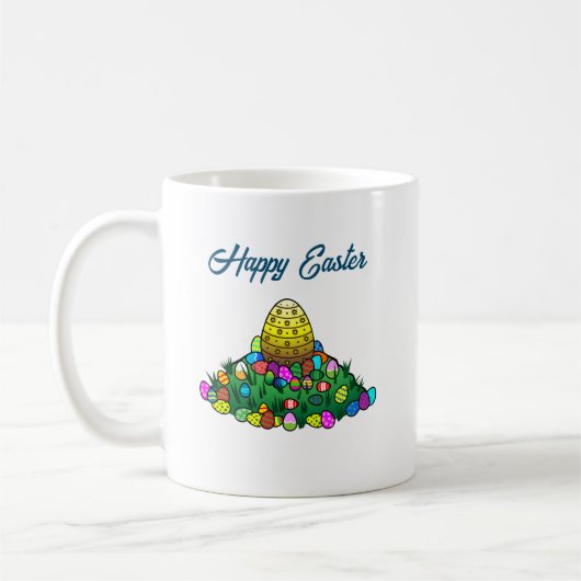 Bunte Ostereier Kaffeetasse (Links)