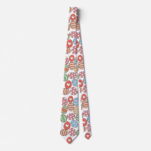Bunte Ostereier Krawatte (Vorderseite)