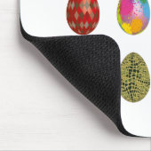 bunte Ostereier Mousepad (Ecke)