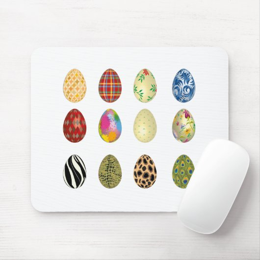 bunte Ostereier Mousepad (Mit Mouse)