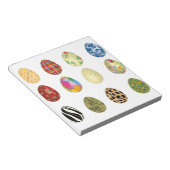 bunte Ostereier Notizblock (angewinkelt)