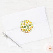 Bunte Ostereier-Suche Classic Rund Sticker  (Umschlag)