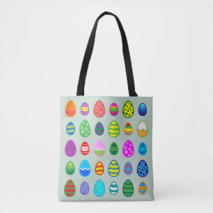 Bunte Ostereier Tasche