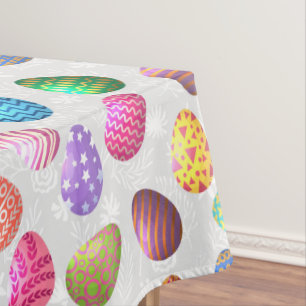 Bunte Ostereier Tischdecke