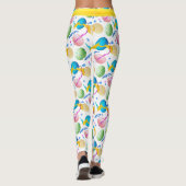Bunte Ostereier und Paint Splash Leggings (Rückseite)